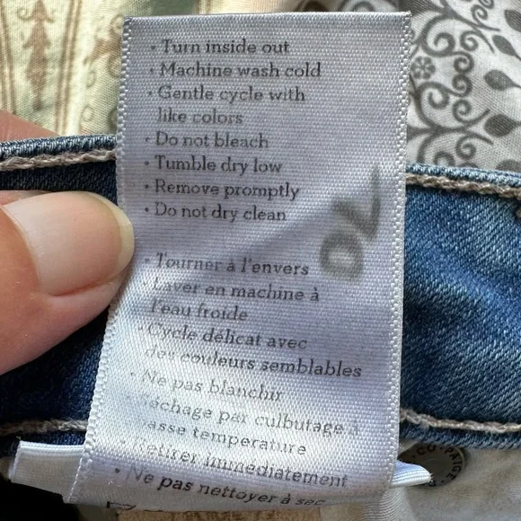 Paige Skyline Ankle Peg Low Rise Jeans Women’s Sz 25 - Picture 9 of 12